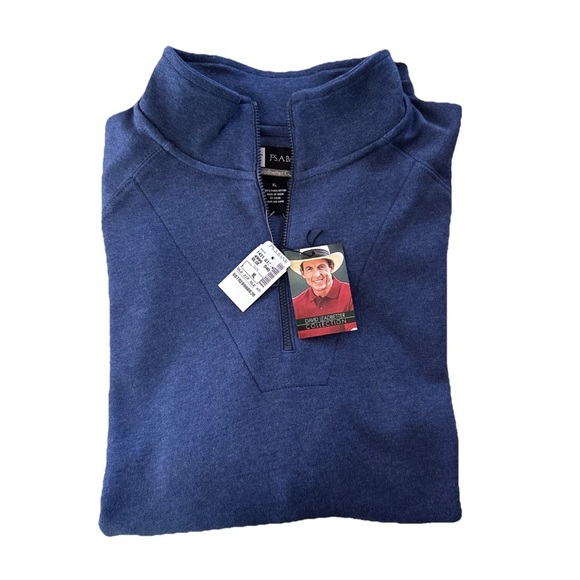 Jos. A. Bank Leadbetter Golf Men’s XL 1/4 Zip 100% Pima Cotton Sweater Outdoor - Picture 2 of 10